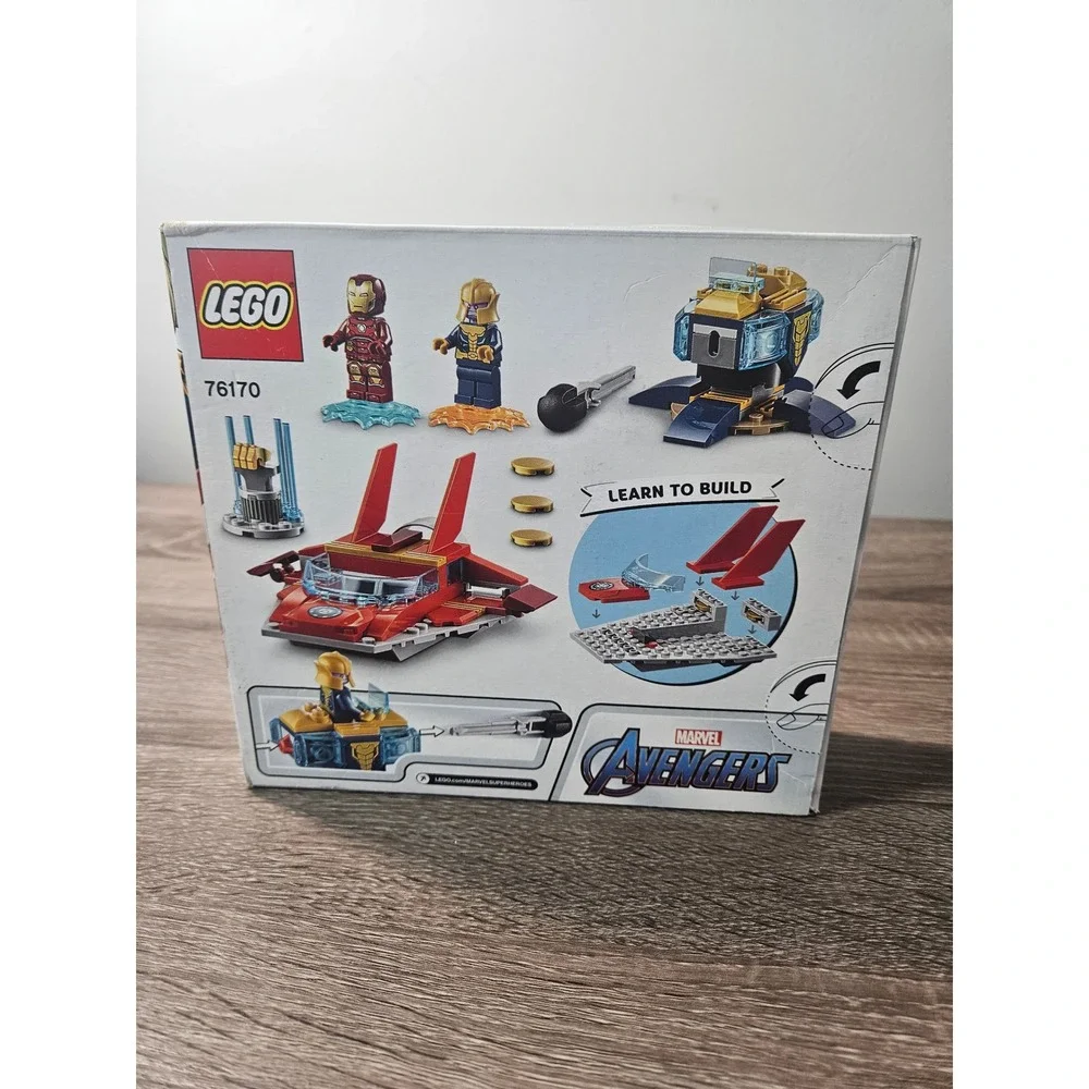 LEGO Marvel Avengers Iron Man vs Thanos 76170 Building Set 103 Pcs New Sealed